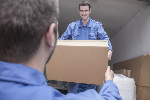House movers helping with a residential move in Clapham