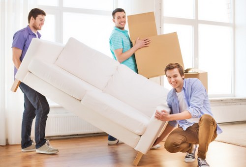 Local removals team navigating Clapham street access and parking