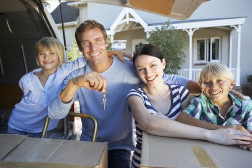 Careful packing and furniture protection for a flat move in Clapham