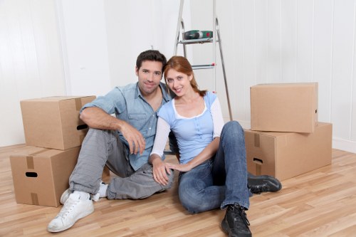 Local office movers handling furniture and equipment in Clapham