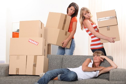 Professional van loading for a Clapham removals and delivery job