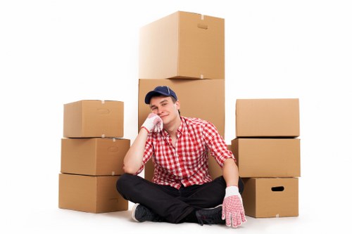 Small office relocation and transport support in Clapham