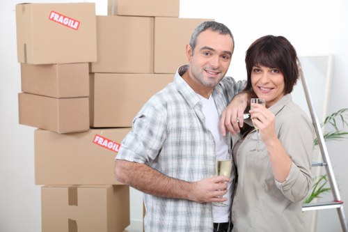 A Clapham man and van assisting with a single furniture item